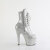 Pleaser ADORE-1020GP Platform Ankle Boots Patent Glitter Silver EU-35 / US-5