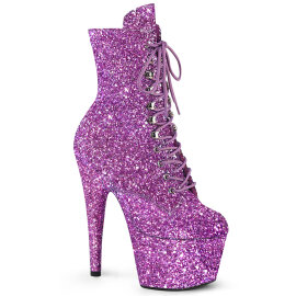 Pleaser ADORE-1020GWR Platform Ankle Boots Glitter...