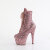 Pleaser ADORE-1020GWR Platform Ankle Boots Glitter Gold EU-39 / US-9