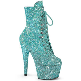 Pleaser ADORE-1020GWR Platform Ankle Boots Glitter...