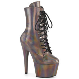 Pleaser ADORE-1020HG Platform Ankle Boots Hologram...