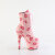 Pleaser ADORE-1020KISSES Platform Ankle Boots Faux Leather Pink EU-41 / US-11