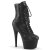 Pleaser ADORE-1020RS Platform Ankle Boots Rhinestones Black EU-36 / US-6