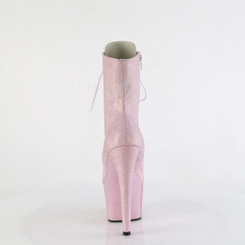 Pleaser ADORE-1020SDG Platform Ankle Boots Glitter Pink EU-37 / US-7