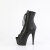 Pleaser ADORE-1021 Platform Ankle Boots Leather Black EU-42 / US-12