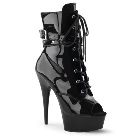 Pleaser DELIGHT-1033 Black Patent/Black EU-35 / US-5