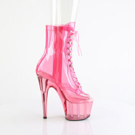 Pleaser ADORE-1021C-T Platform Ankle Boots Smoke Pink EU-35 / US-5