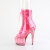 Pleaser ADORE-1021C-T Platform Ankle Boots Smoke Pink EU-35 / US-5