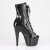 Pleaser ADORE-1021GP Platform Ankle Boots Patent Glitter Black EU-35 / US-5