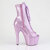 Pleaser ADORE-1021GP Platform Ankle Boots Patent Glitter Light Purple EU-38 / US-8