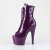 Pleaser ADORE-1021GP Platform Ankle Boots Patent Glitter Dark Purple EU-35 / US-5