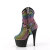 Pleaser ADORE-1029RS Platform Ankle Boots Rhinestones Multicolored EU-35 / US-5