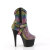 Pleaser ADORE-1029RS Platform Ankle Boots Rhinestones Multicolored EU-36 / US-6