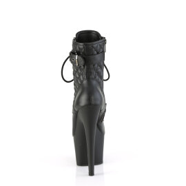 Pleaser ADORE-1033 Platform Ankle Boots Faux Leather Black EU-35 / US-5