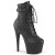 Pleaser ADORE-1033 Platform Ankle Boots Faux Leather Black EU-35 / US-5