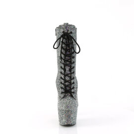 Pleaser ADORE-1040GR Platform Ankle Boots Chrome Hologram...