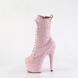 Pleaser ADORE-1040GR Platform Ankle Boots Smoke Pink EU-35 / US-5