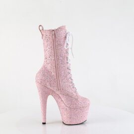 Pleaser ADORE-1040GR Platform Ankle Boots Smoke Pink EU-35 / US-5