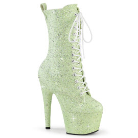 Pleaser ADORE-1040GR Platform Ankle Boots Glitter...