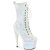 Pleaser ADORE-1040IG Platform Ankle Boots Glitter White Multicolored EU-40 / US-10