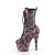 Pleaser ADORE-1040SPF Platform Ankle Boots Fabric Hologram Metallic Pink Multicolored EU-35 / US-5
