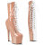 Pleaser ADORE-1040TT Platform Ankle Boots Patent White Beige EU-40 / US-10