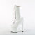 Pleaser ADORE-1040TT Platform Ankle Boots Patent White Beige EU-43 / US-13