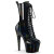 Pleaser ADORE-1040WR-HG Platform Ankle Boots Patent Hologram Black EU-36 / US-6