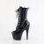 Pleaser ADORE-1040WR-HG Platform Ankle Boots Patent Hologram Black EU-36 / US-6