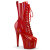 Pleaser ADORE-1040WR-HG Platform Ankle Boots Patent Hologram Red EU-36 / US-6