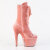 Pleaser ADORE-1045VEL Platform Ankle Boots Velvet Pink EU-37 / US-7