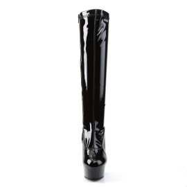 Pleaser DELIGHT-2000 Black Stretch Patent/Black EU-35 / US-5