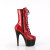 Pleaser ADORE-1046TT Platform Ankle Boots Patent Hologram Red EU-35 / US-5