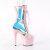 Pleaser ADORE-1047 Platform Ankle Boots Patent Hologram Pink EU-41 / US-11