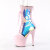 Pleaser ADORE-1047 Platform Ankle Boots Patent Hologram Pink EU-42 / US-12
