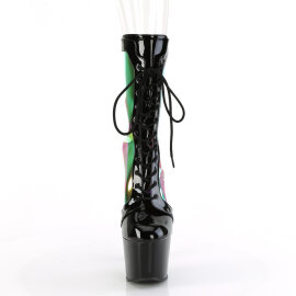 Pleaser ADORE-1047 Platform Ankle Boots Patent Hologram...