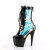 Pleaser ADORE-1047 Platform Ankle Boots Patent Hologram Black EU-42 / US-12