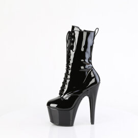 Pleaser ADORE-1049WR Platform Ankle Boots Patent Black EU-36 / US-6