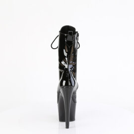 Pleaser ADORE-1049WR Platform Ankle Boots Patent Black EU-36 / US-6