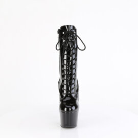 Pleaser ADORE-1049WR Platform Ankle Boots Patent Black...
