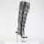 Pleaser ADORE-3019C-RSF Platform Overknee Boots Clear Rhinestones Black EU-36 / US-6