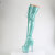 Pleaser ADORE-3020GP Platform Overknee Boots Patent Glitter Turquoise EU-35 / US-5