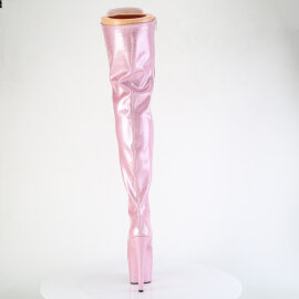 Pleaser ADORE-3020GP Platform Overknee Boots Patent Glitter Pink EU-35 / US-5