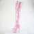 Pleaser ADORE-3020GP Platform Overknee Boots Patent Glitter Pink EU-35 / US-5