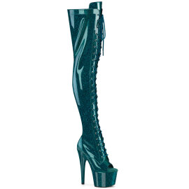 Pleaser ADORE-3021GP Platform Overknee Boots Patent...