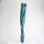 Pleaser ADORE-3021GP Platform Overknee Boots Patent Glitter Green Blue EU-35 / US-5
