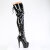 Pleaser ADORE-3022 Platform Overknee Boots Patent Black EU-40 / US-10