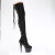 Pleaser ADORE-3063 Platform Overknee Boots Black EU-35 / US-5