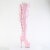 Pleaser ADORE-3063 Platform Overknee Boots Patent Glitter Pink EU-35 / US-5