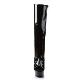 Pleaser DELIGHT-2018 Black Patent/Black EU-38 / US-8